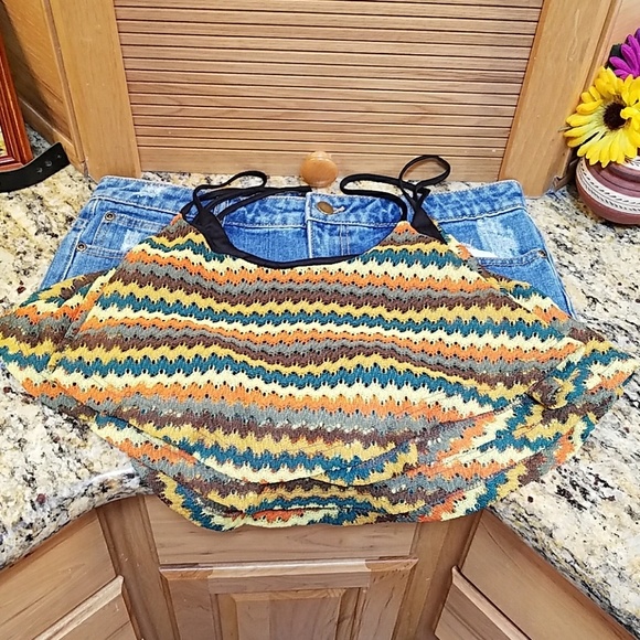 boho swing crop flare sides, Small NWOT - Picture 5 of 8